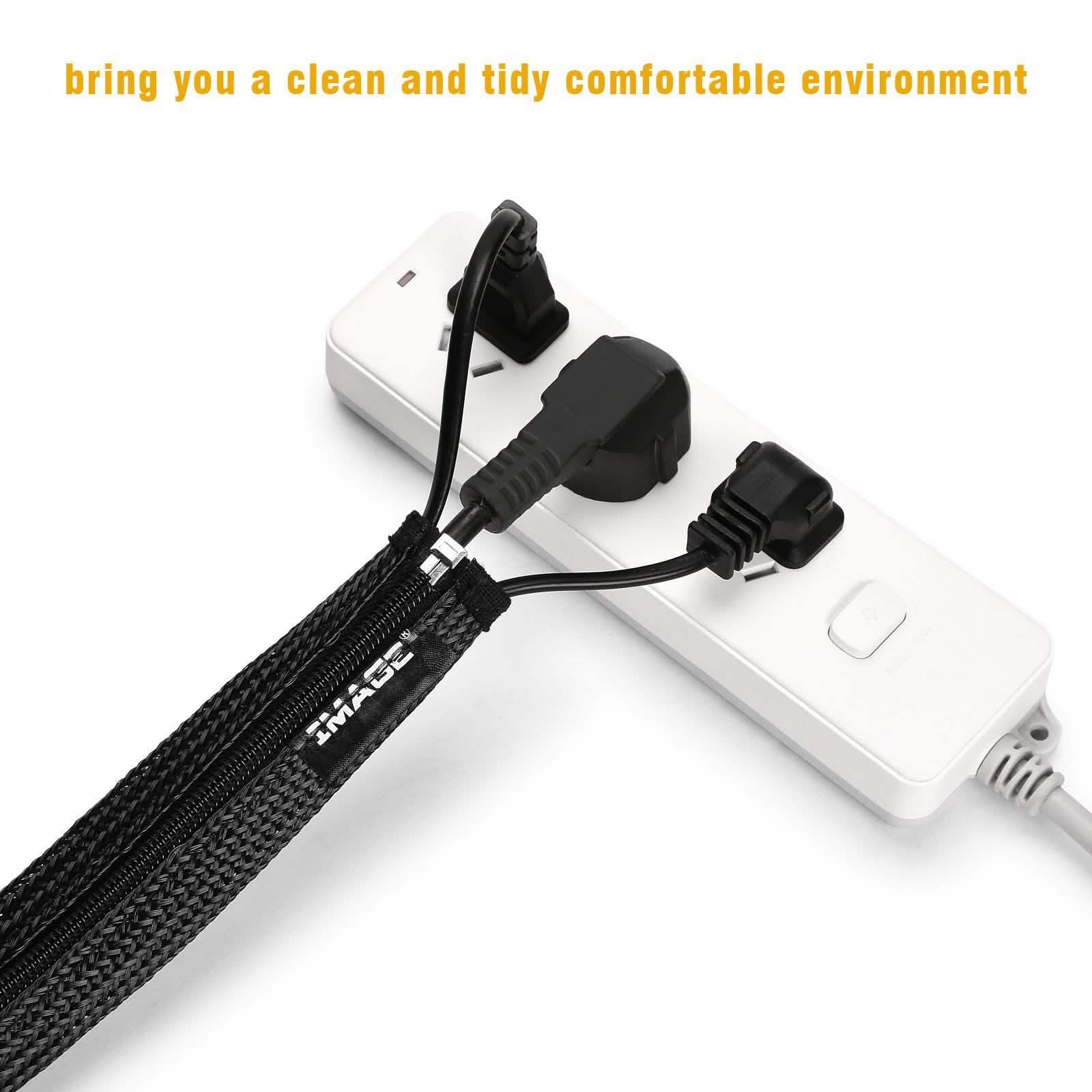 6-Pack: Cable Sleeve Wrap Cover