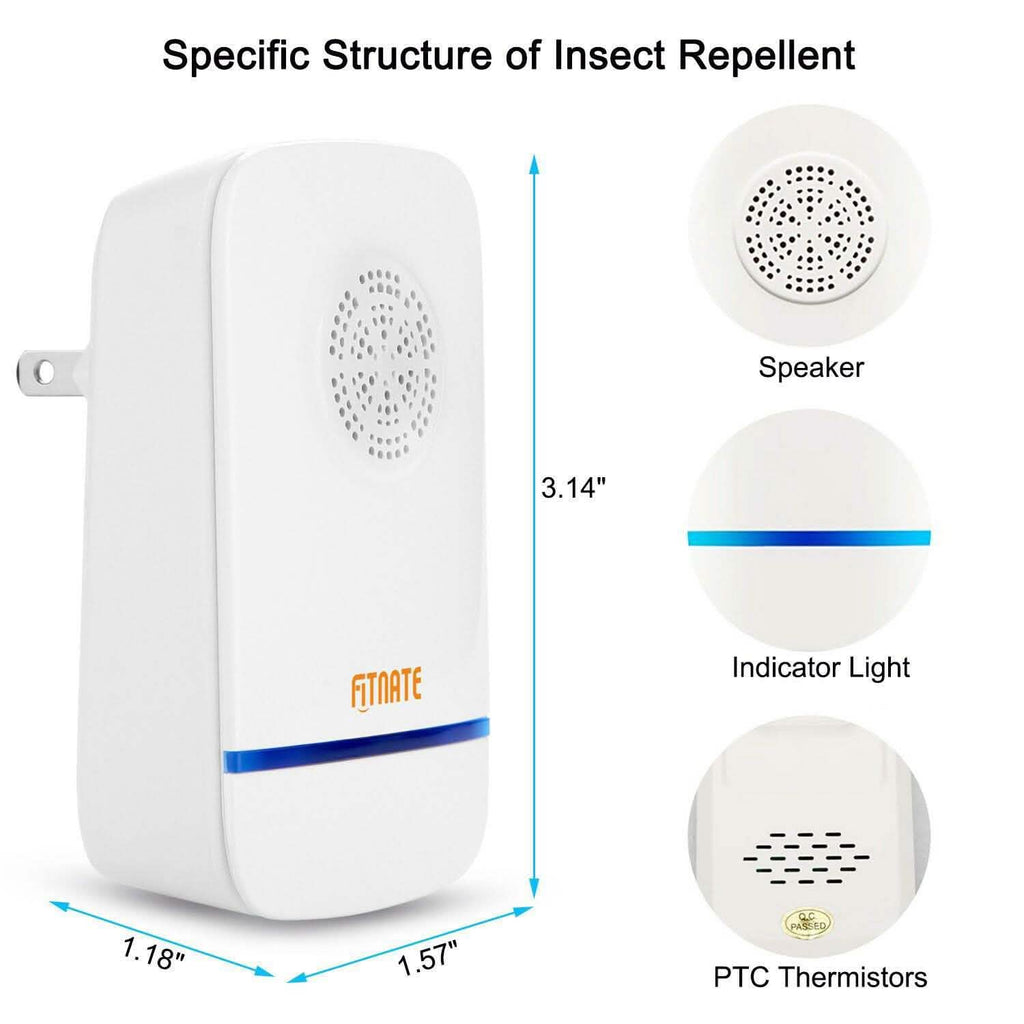 6-pack: Electronic Ultrasonic Pest Repeller