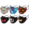 6-Pack: Halloween Two-Layer Special Reusable Face Mask with Adjustable Earloop