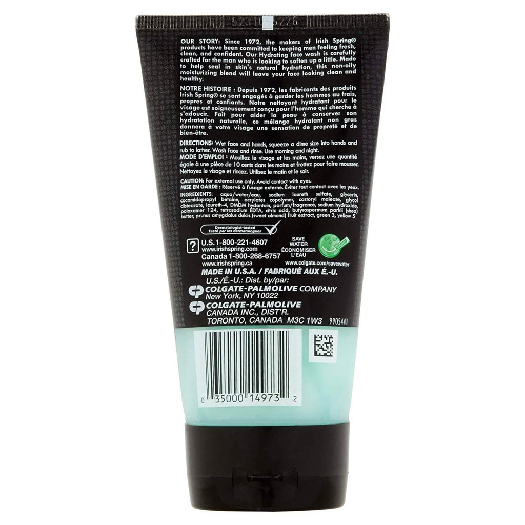6-Pack: Irish Spring Signature for Men Hydrating Face Wash 5 Oz