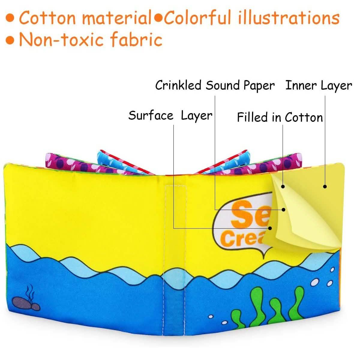 6-Pack: Magicfun Cloth Baby Books