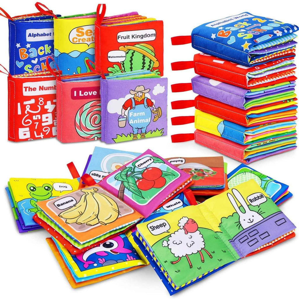 6-Pack: Magicfun Cloth Baby Books
