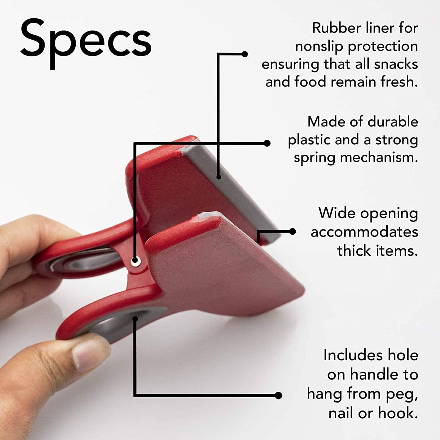 6-Pack: Multi Purpose Large Bag Clips