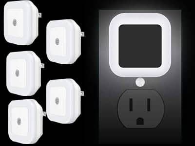 6-Pack: Plug-in LED Night Light
