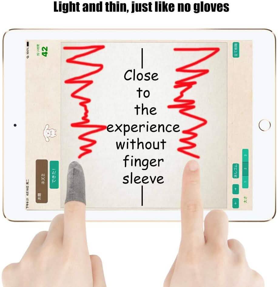 6-Pack: Pubg Mobile Finger Sleeve Anti-Sweat Breathable