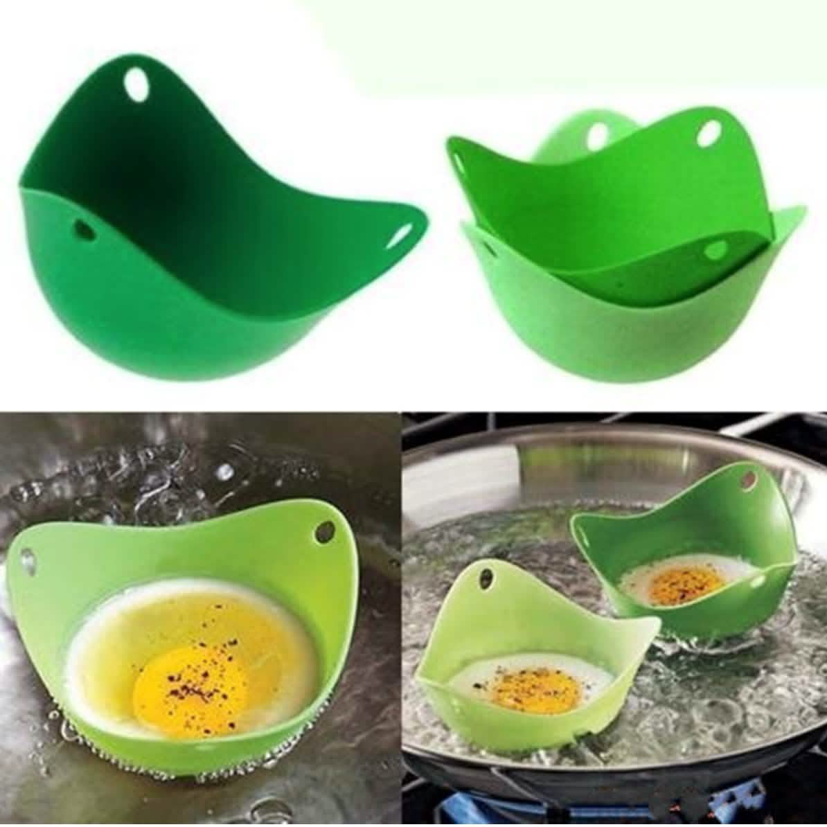 6-Pack: Silicone Egg Poachers