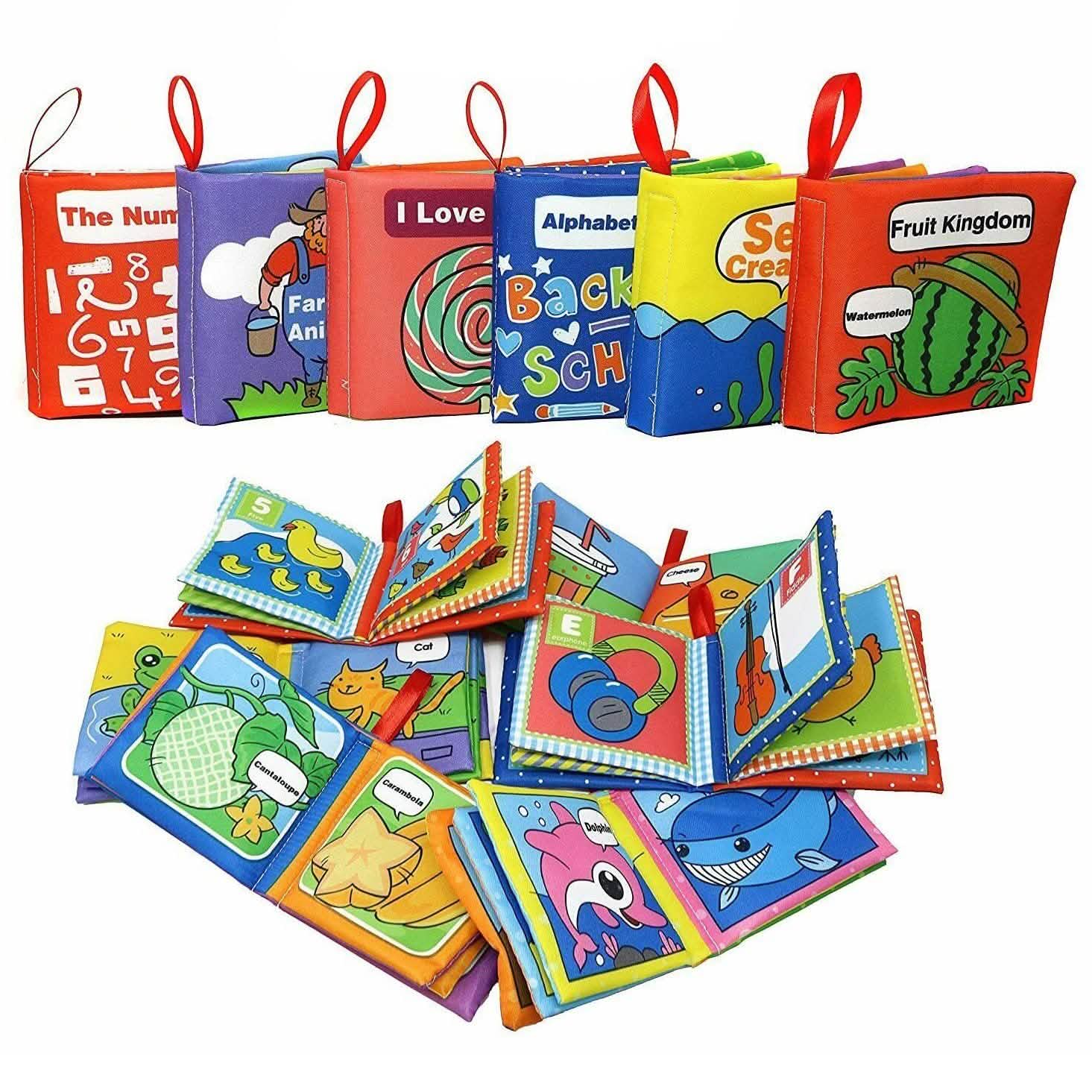 6-Pack: Smart Novelty Soft Cloth Books