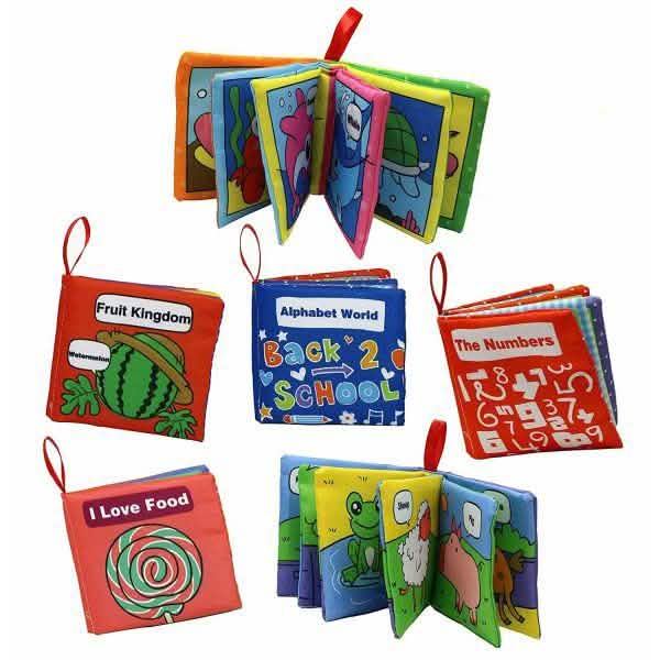 6-Pack: Smart Novelty Soft Cloth Books