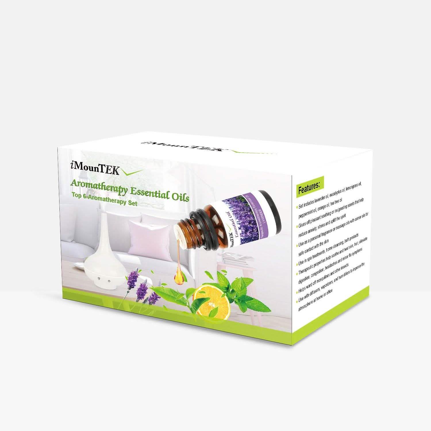 6-Pack: Therapeutic Aromatherapy Essential Oils Bottle