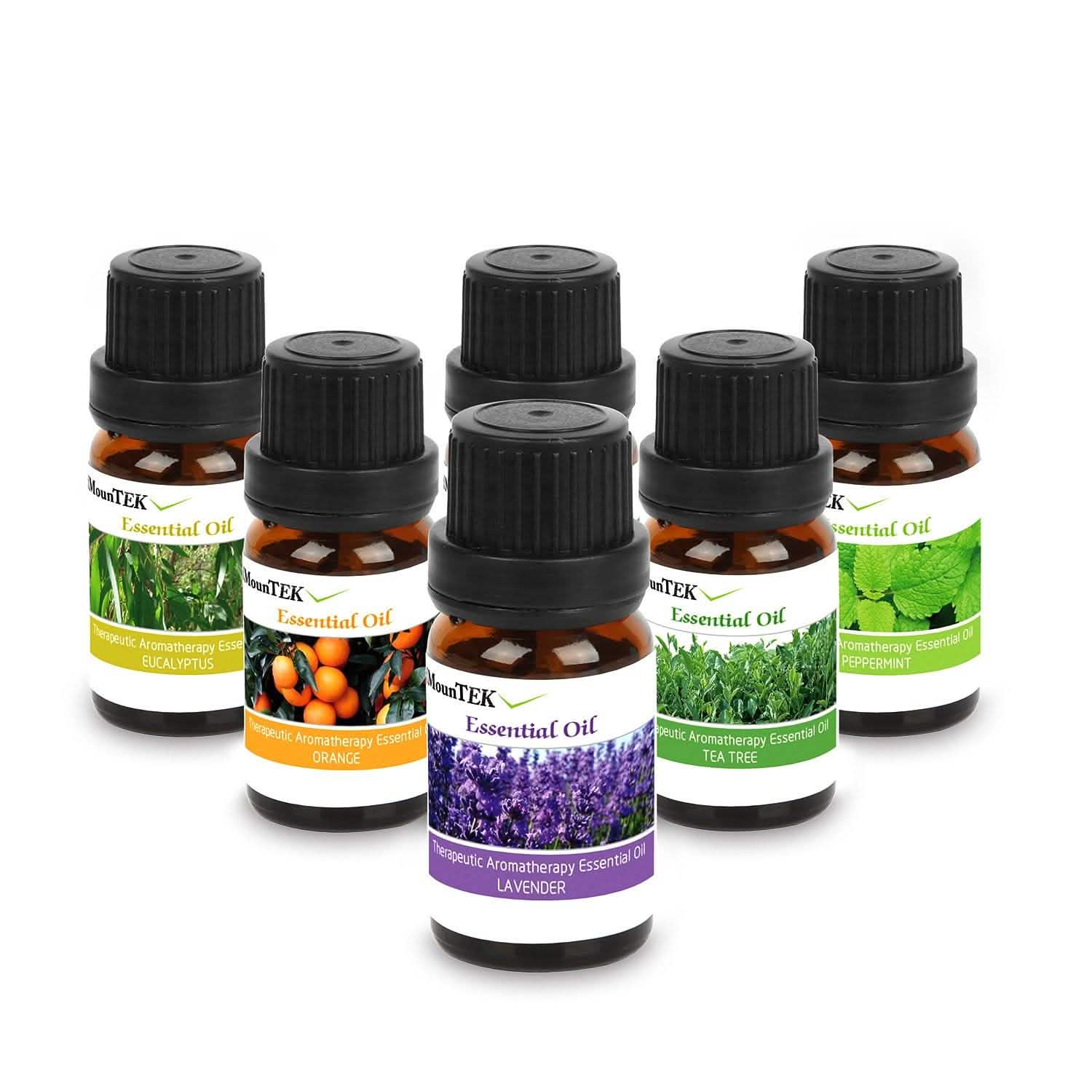 6-Pack: Therapeutic Aromatherapy Essential Oils Bottle