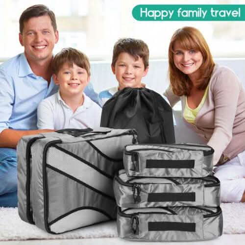 6-Pack: Travel Suitcase Storage Bag Set