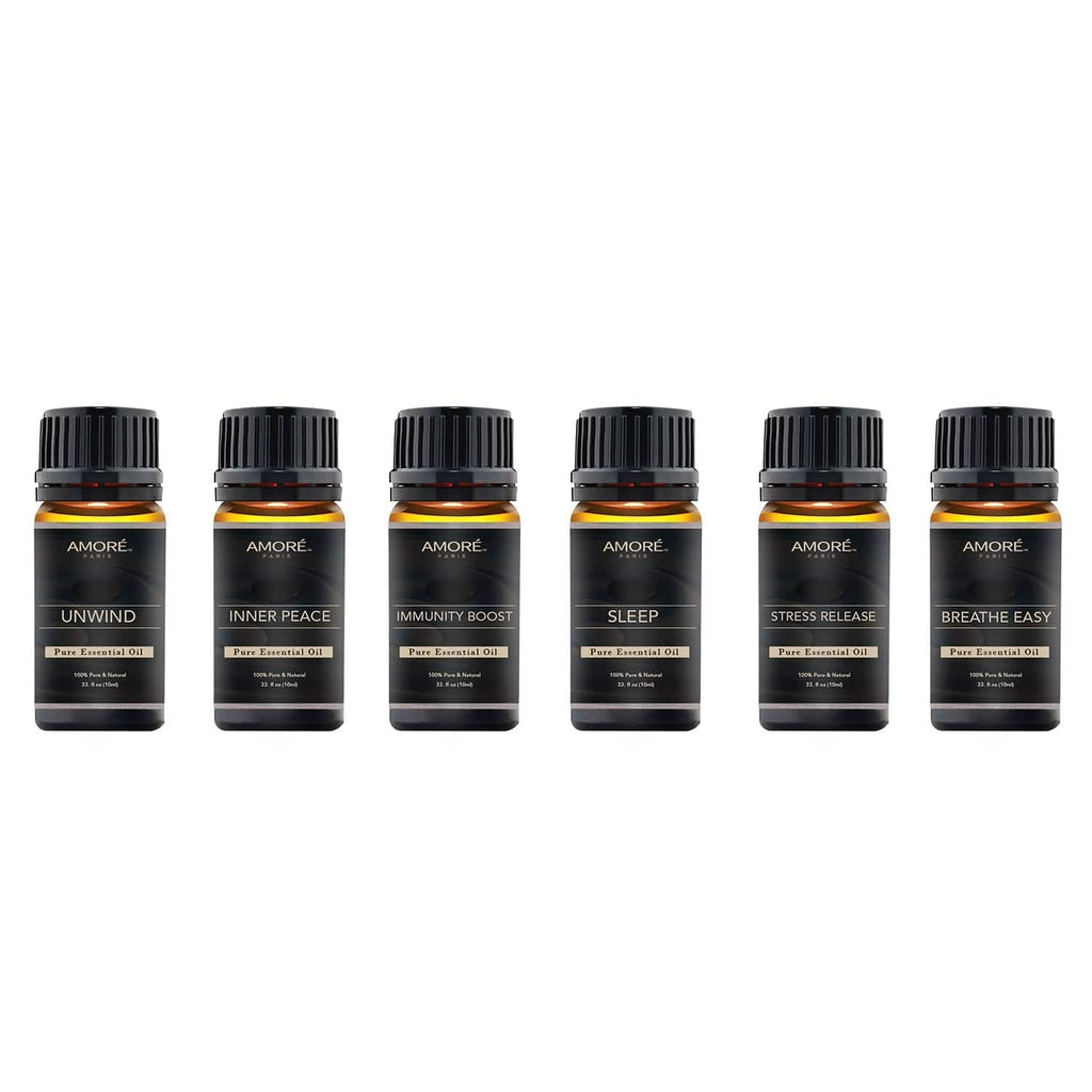 6-Pack: Well-Being Yoga Aromatherapy Essential Oil Gift Set