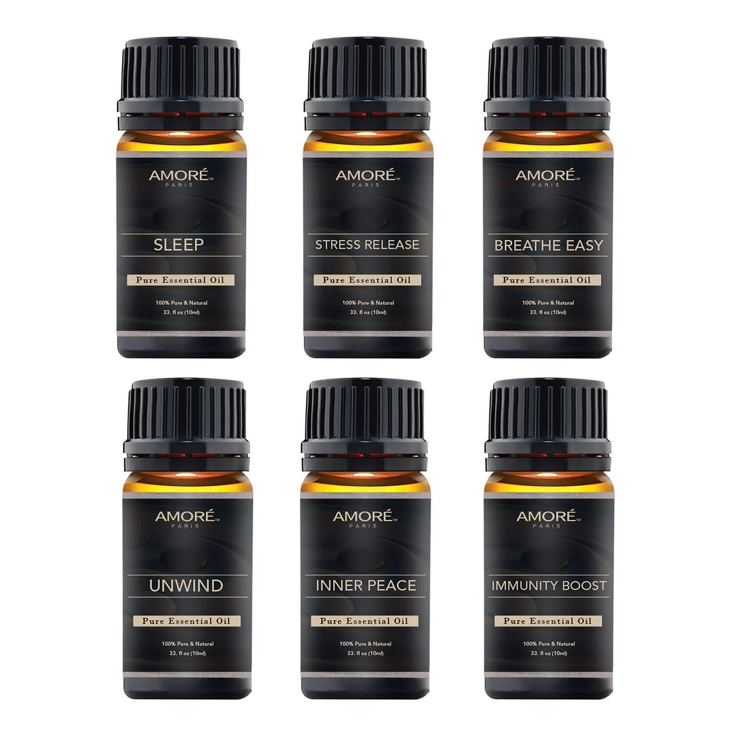 6-Pack: Well-Being Yoga Aromatherapy Essential Oil Gift Set