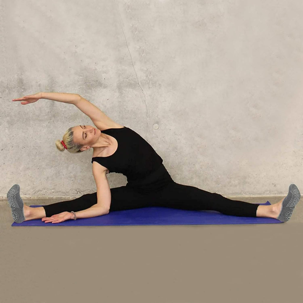 6-Pack: Women Yoga Socks with Straps Non-Slip Grips