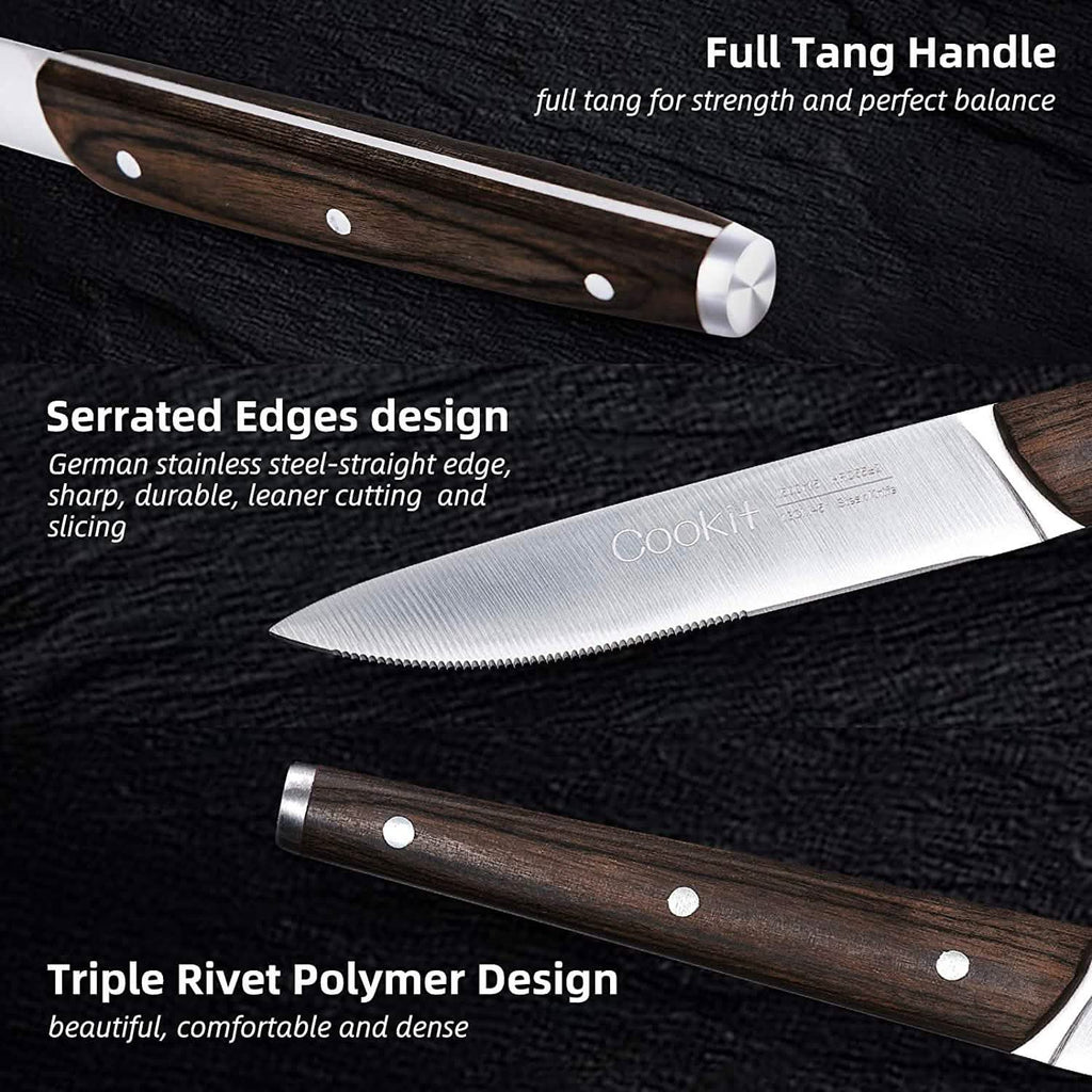 6-Piece: Cookit Steak Knife Set