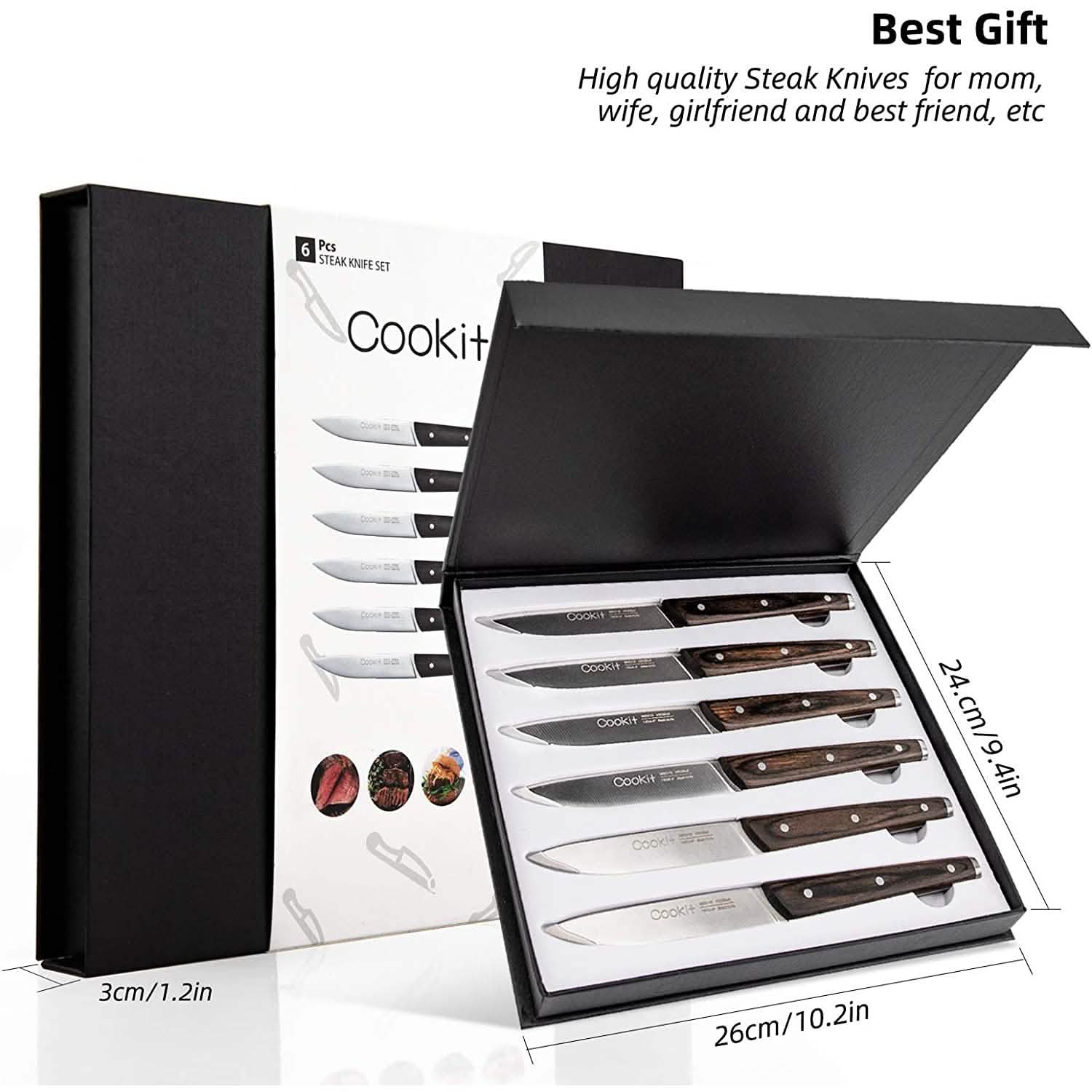 6-Piece: Cookit Steak Knife Set