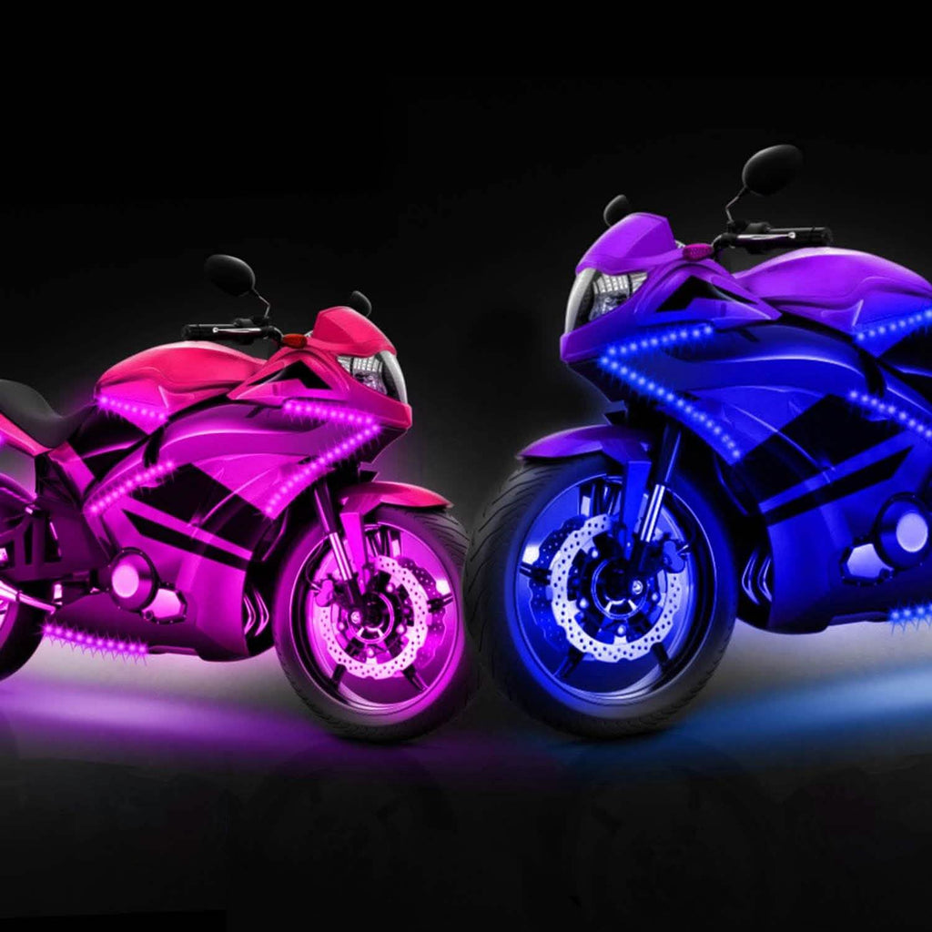 6-Piece: Motorcycle LED Light Strips