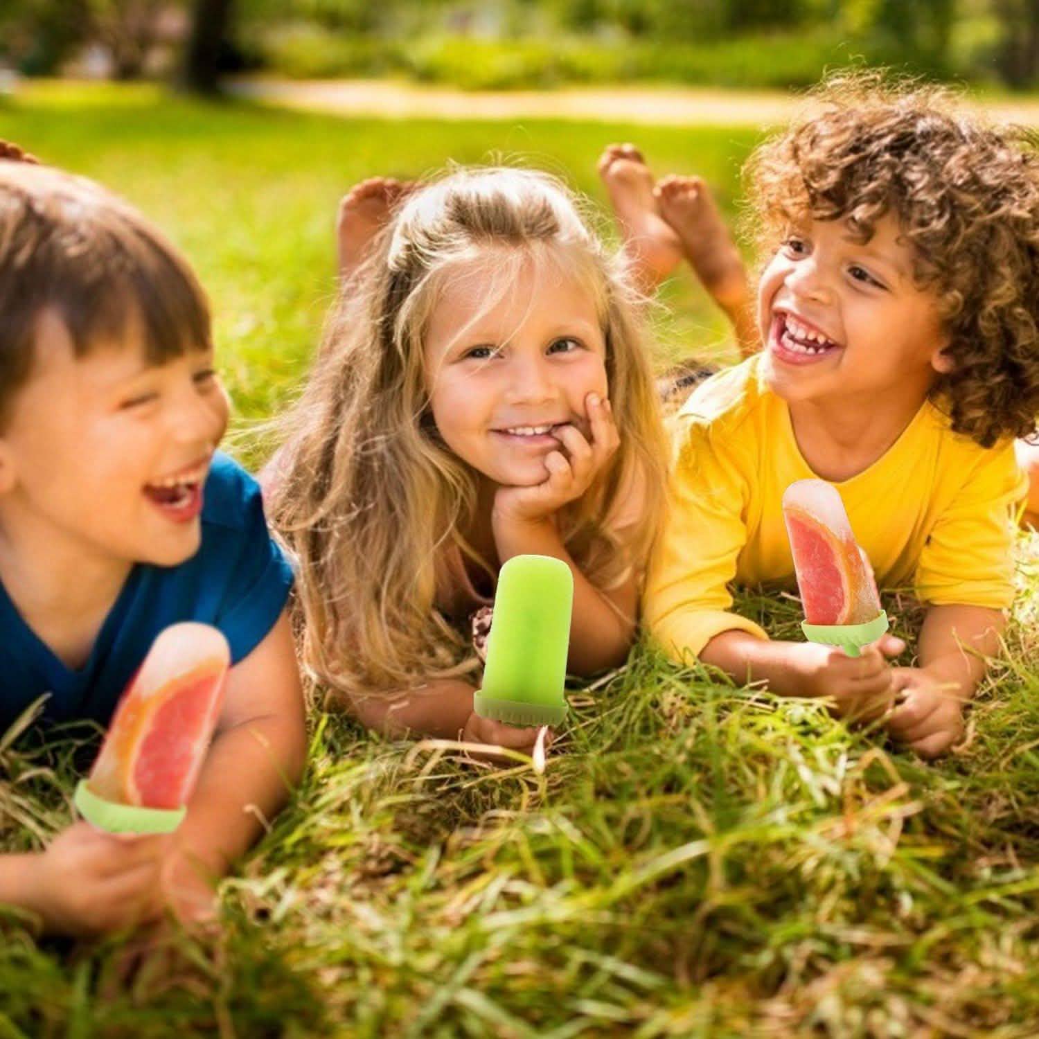 6-Piece: Popsicle Molds Reusable Ice Cream DIY Ice Pop Maker