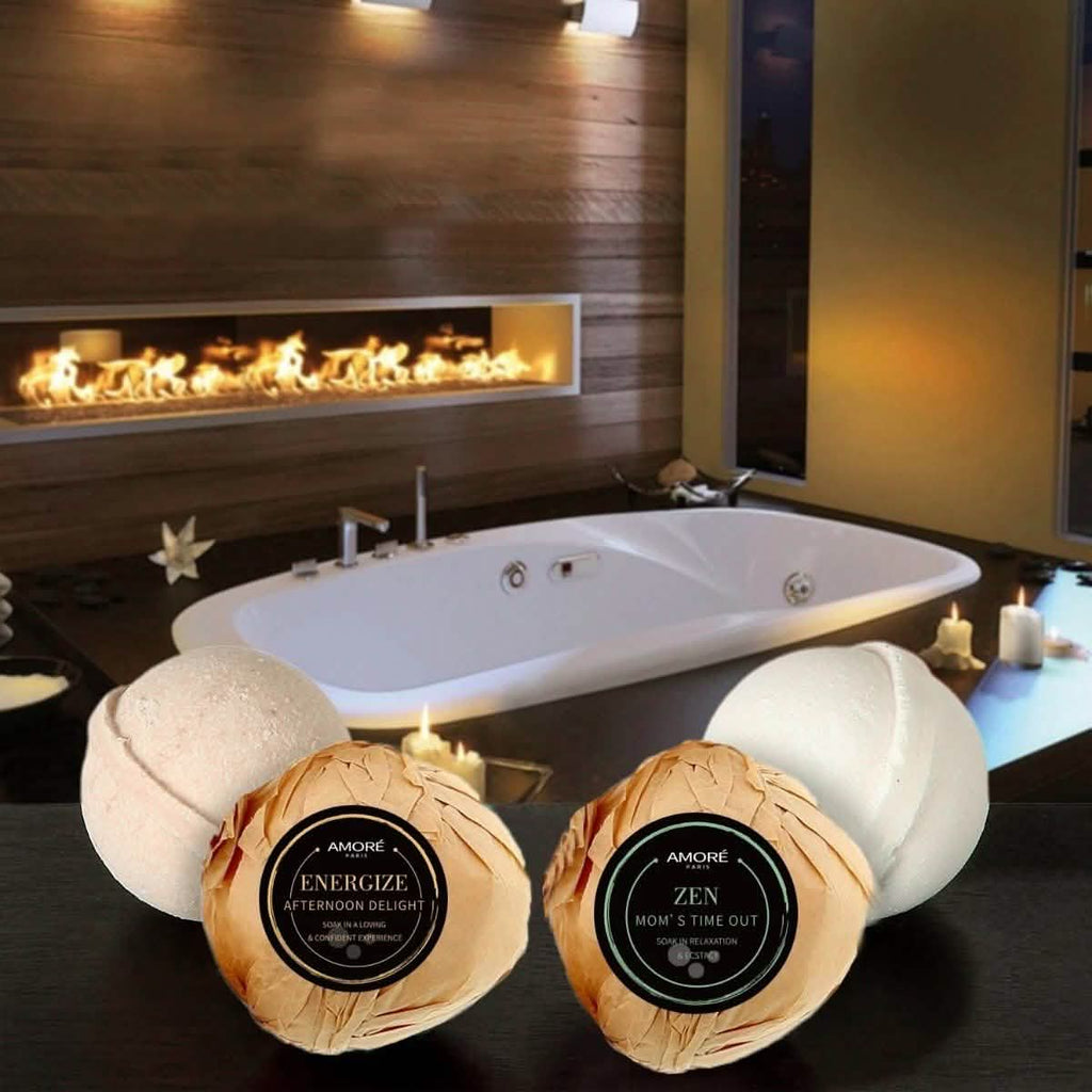 6-Piece Set: Organic Handmade Bath Bombs