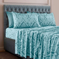 6 Piece Paisley Printed Sheet Set Bed Sheets Deep Pocket Bedding