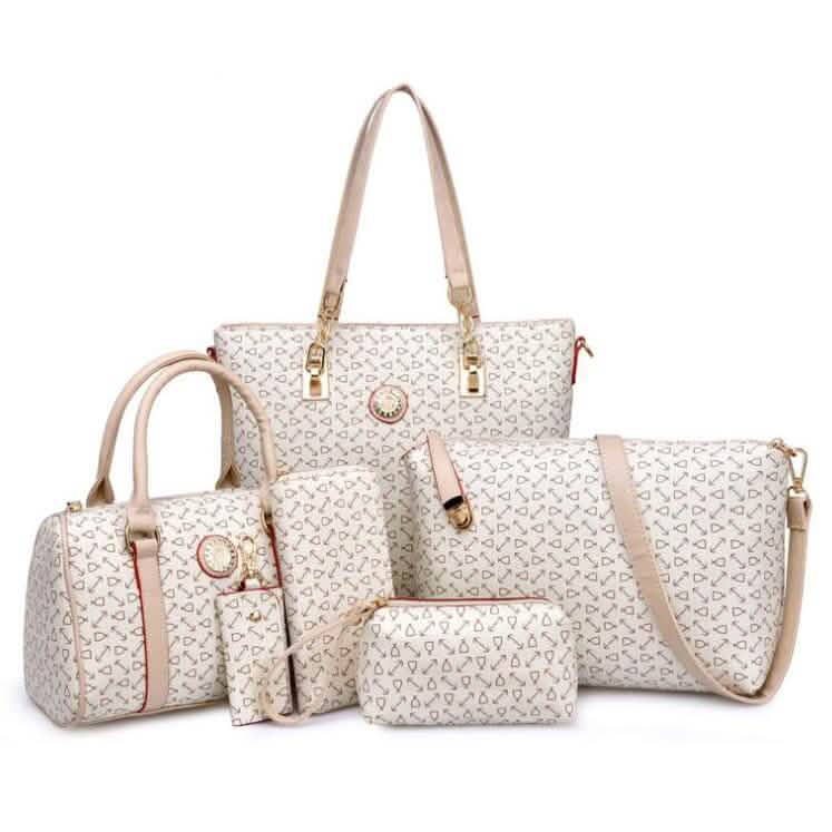 6-Piece Set: Women's Shoulder Bags Luxury Totes