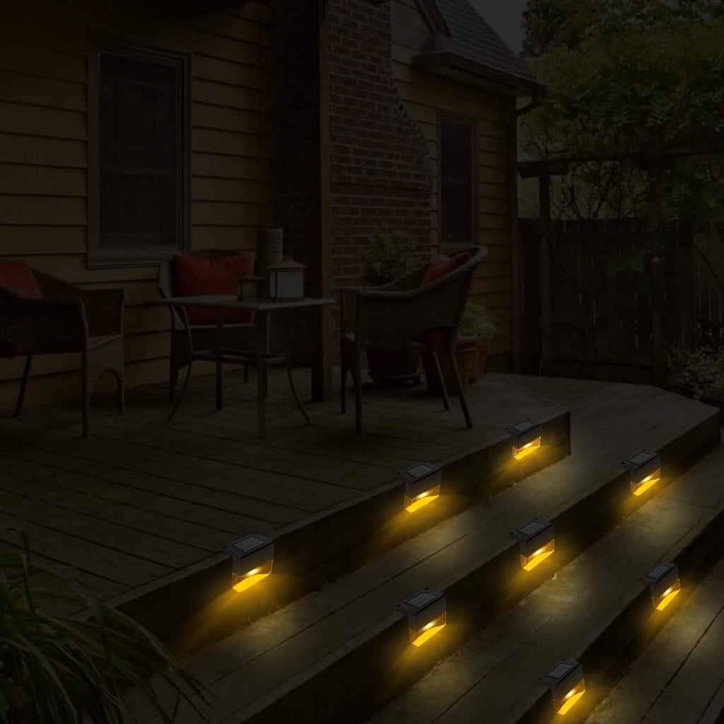 6-Piece: Solar Powered Acrylic Bubbles Decorative Deck Lights