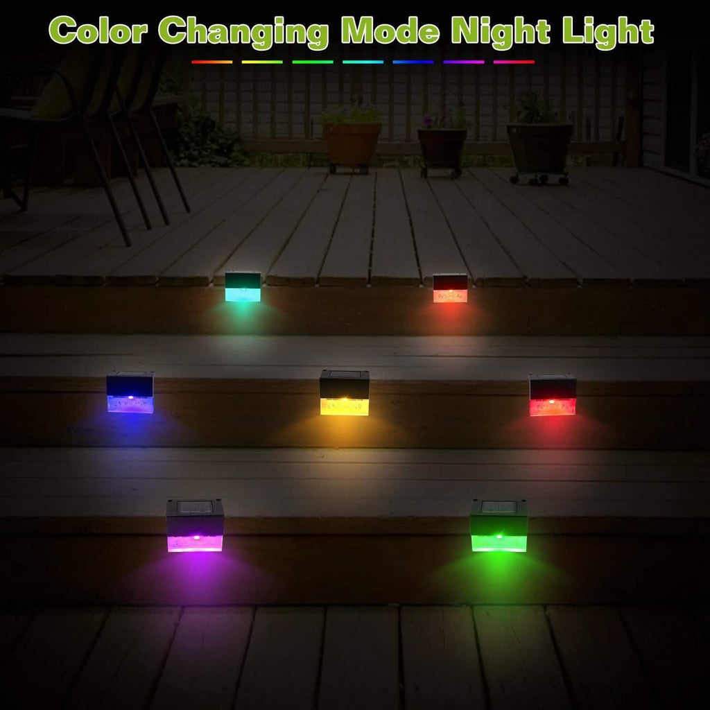 6-Piece: Solar Powered Acrylic Bubbles Decorative Deck Lights
