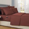 6-Piece: Solid with Side Pockets Sheet Set in Full