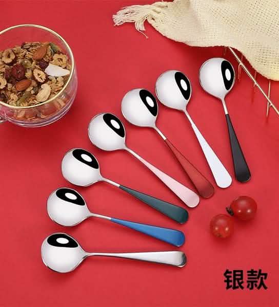 6-Piece: Stainless Steel Spoon