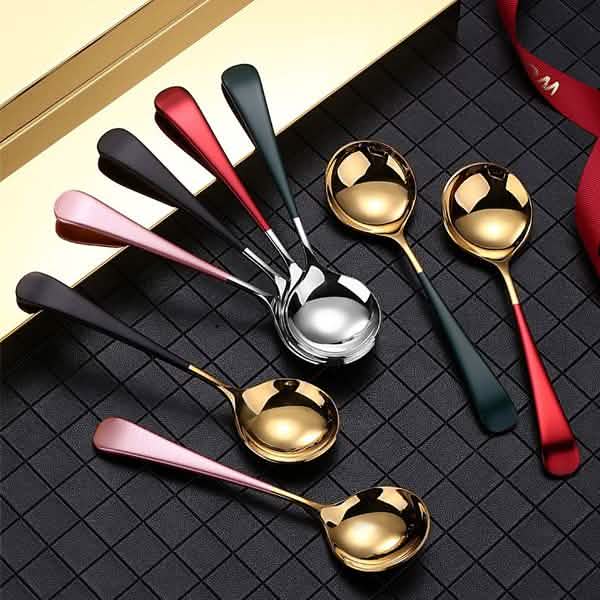 6-Piece: Stainless Steel Spoon
