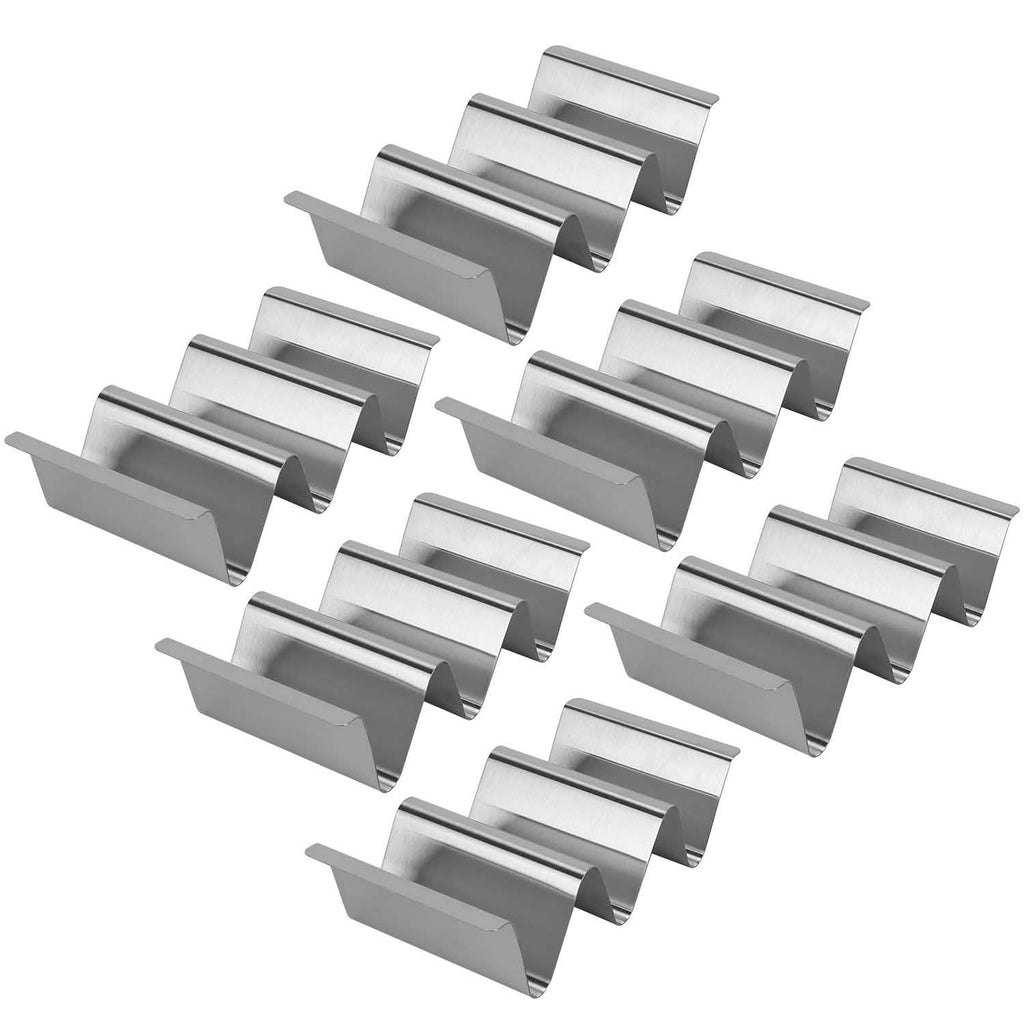 6-Piece: Stainless Steel Taco Holders