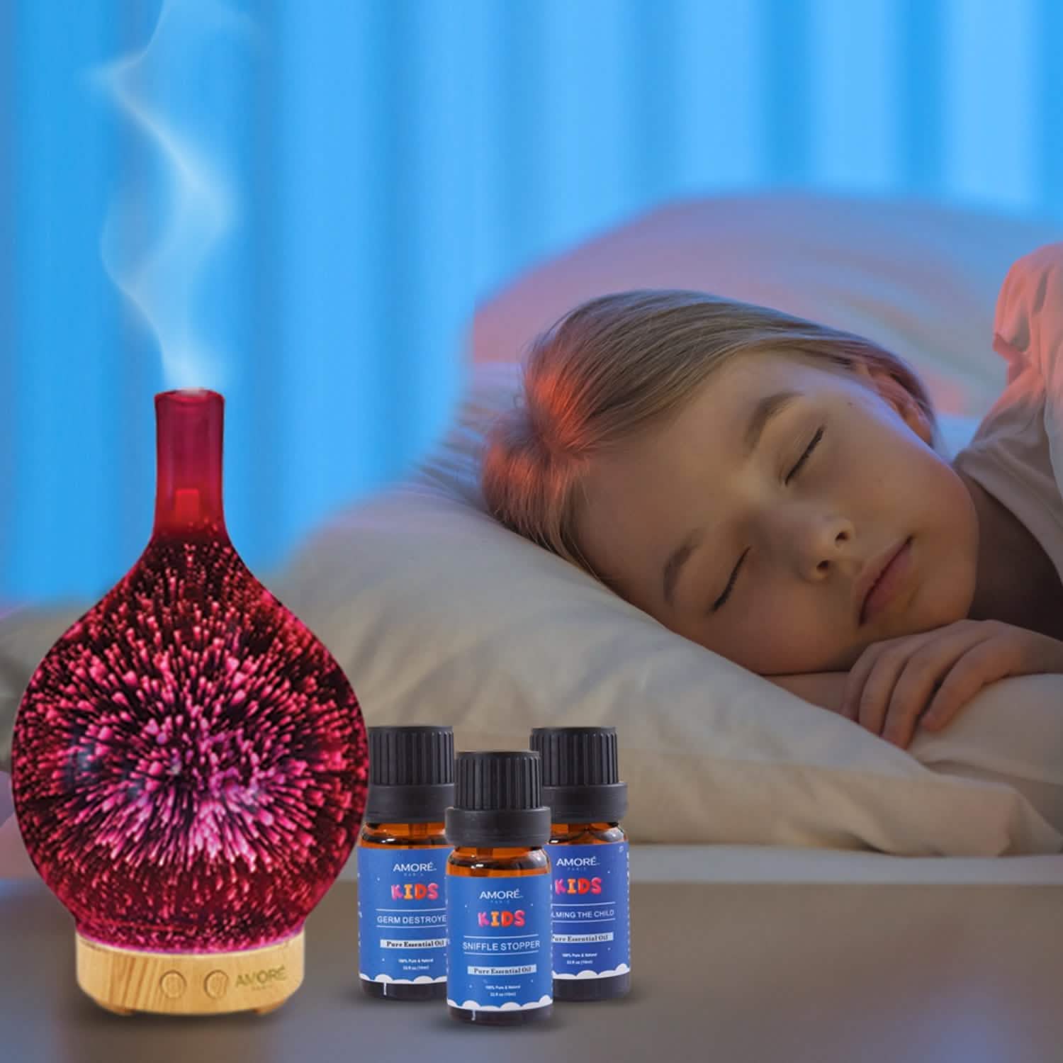 6-Pieces Set: Natural Aromatherapy Kids Safe Essential Oils Starter Set