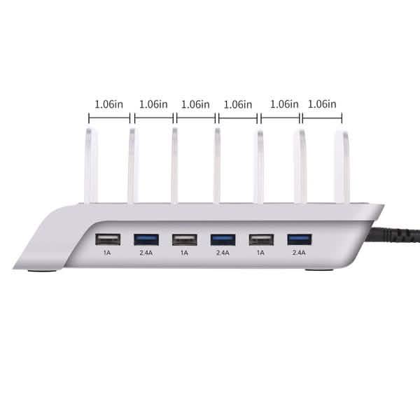 6 Port USB Charging Station