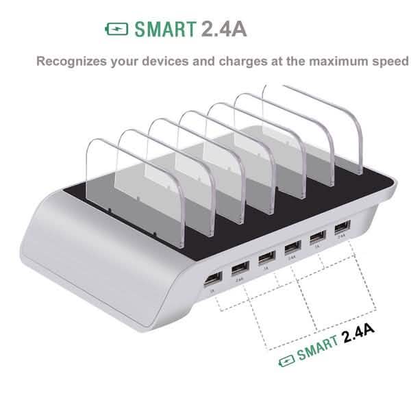 6 Port USB Charging Station