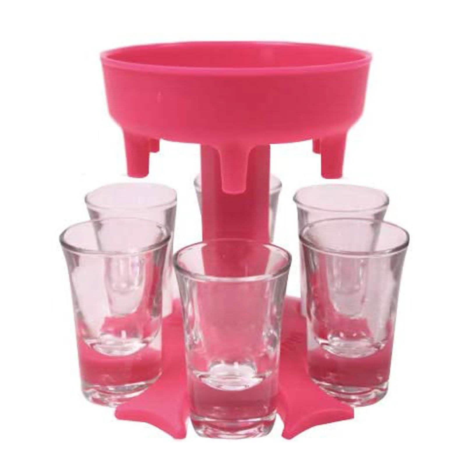 6 Shot Glass Dispenser and Holder