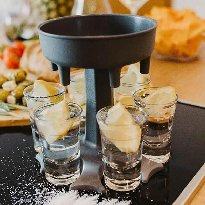 6 Shot Glass Dispenser and Holder