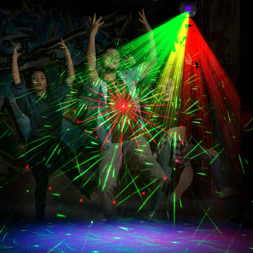 60 Pattern Laser Stage Light Sound