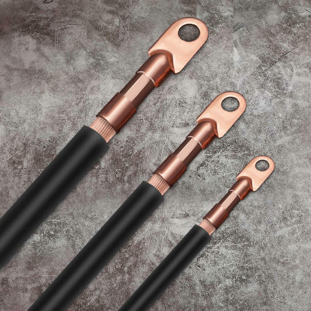 60-Piece: Battery Bare Copper Ring Lug Terminals