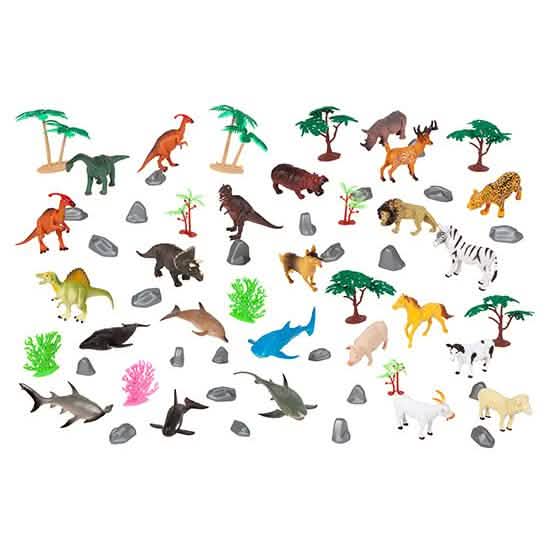 60-Piece Set: World of Animals