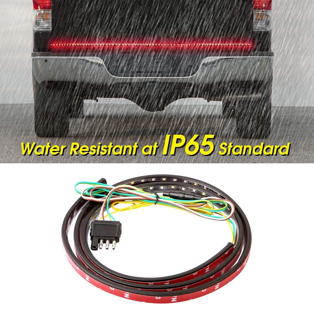 60" Truck Tailgate Brake/Reverse/Turn Signal LED Light Stip