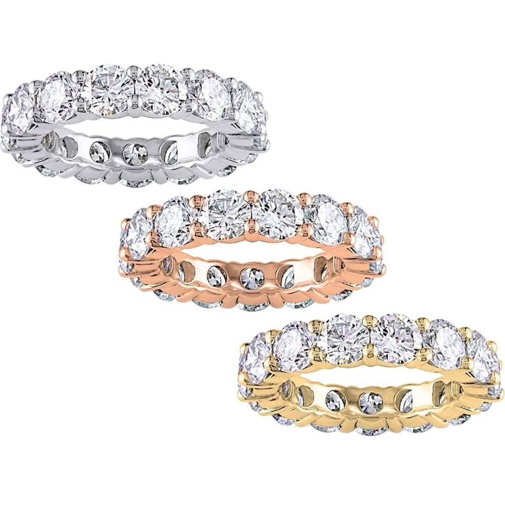 6.00 CTTW Cubic Zirconia Eternity Band - Assorted Sizes
