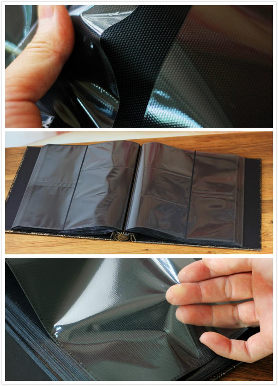 600 Pockets 6 Inch Interleaf Type Big High Capacity Photo Album PU Leather Photo Albums Handmade DIY Commemorative Family Flower Memo Scrapbook Paper Baby Family Scrapbook Albums