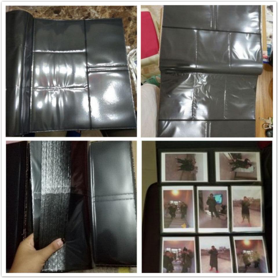 600 Pockets 6 Inch Interleaf Type Big High Capacity Photo Album PU Leather Photo Albums Handmade DIY Commemorative Family Flower Memo Scrapbook Paper Baby Family Scrapbook Albums