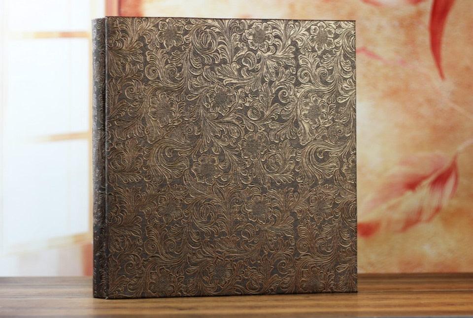 600 Pockets 6 Inch Interleaf Type Big High Capacity Photo Album PU Leather Photo Albums Handmade DIY Commemorative Family Flower Memo Scrapbook Paper Baby Family Scrapbook Albums