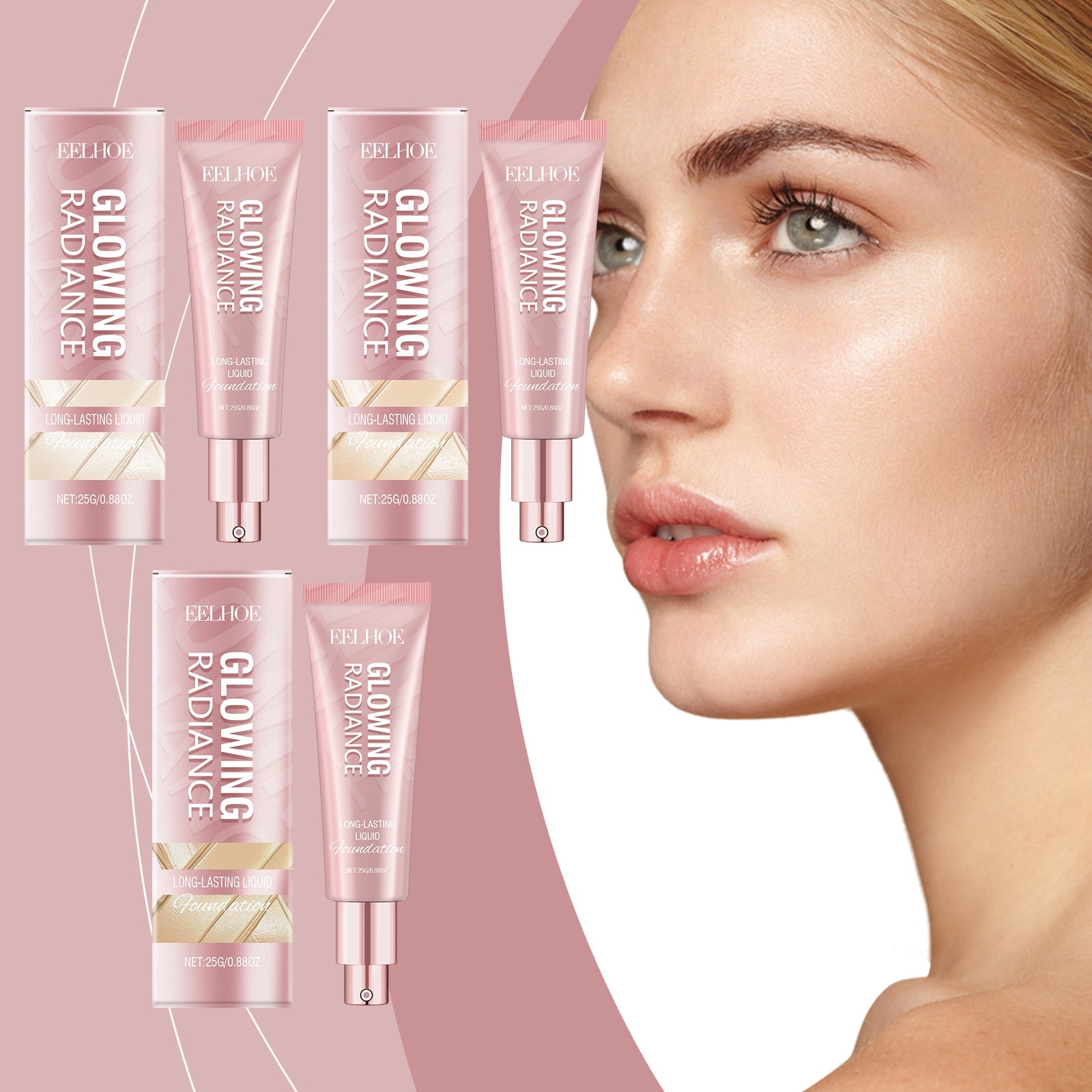 EELHOE Light Moisturizing And Moisturizing Light Moisturizing Liquid Foundation