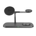 Multi functional QI2 wireless charging desktop magnetic three in one charging stand