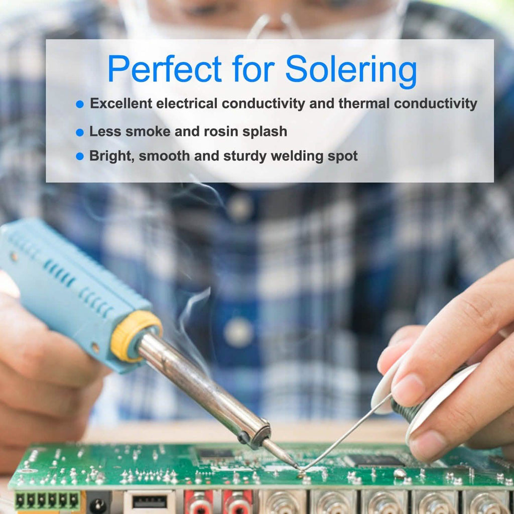 60/40 Tin Lead Rosin Core 0.8mm 1.7% Flux Electrical Solder Wire