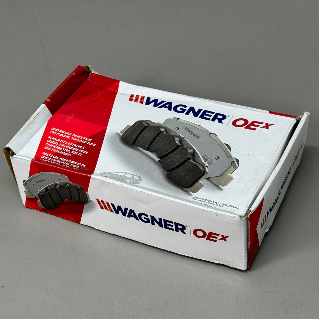 WAGNER OEx Ceramic Disc Brake Pad Set 4 1/2" x 2" Grey OEX1377