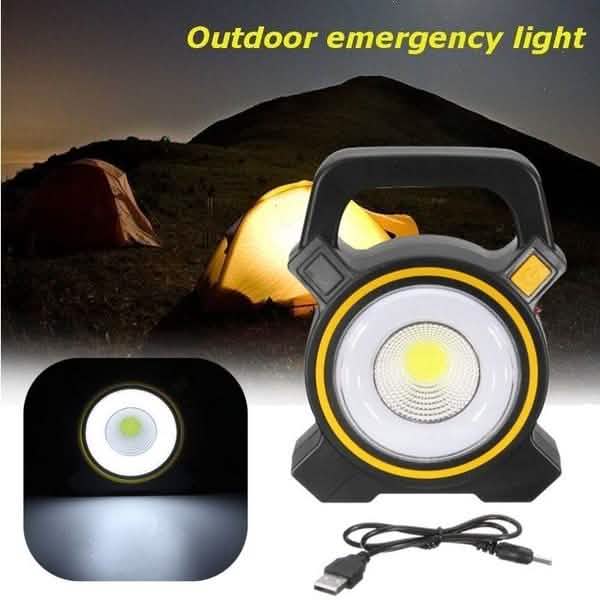 60W Solar Portable Rechargeable LED Flood Lamp