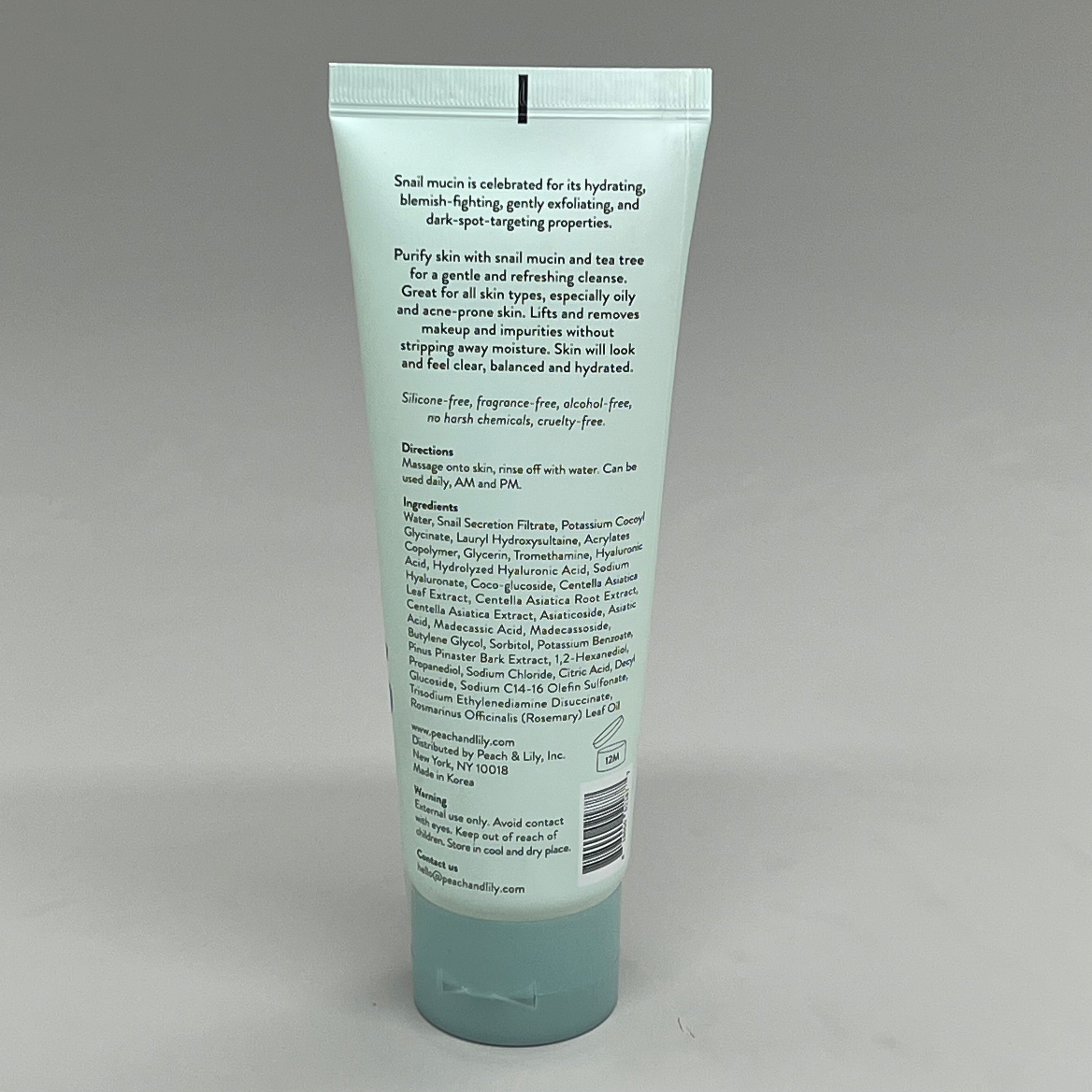 PEACH SLICES Snail Rescue Purifying Cleanser w/ Snail Mucin 4.05fl oz